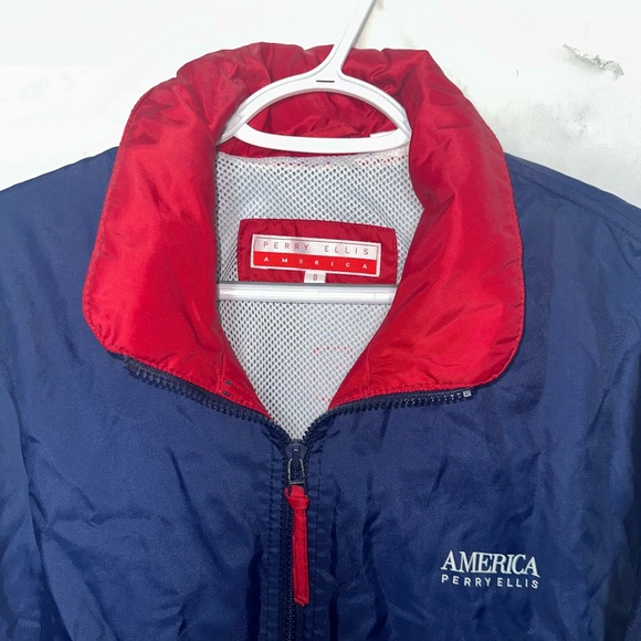 Vintage Perry Ellis windbreaker Size S - Picture 2 of 10